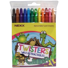 Nexx Twist Up - Retractable Wax Crayons  Copy